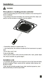 Preview for 7 page of intensity RM12F Operation And Installation Manual