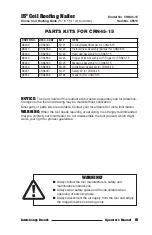 Preview for 19 page of Interchange CRN45-15 Operator'S Manual