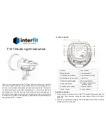 Preview for 1 page of Interfit F121 200WS Operating Instructions