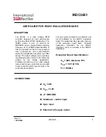 International Rectifier IR3651 User Manual preview