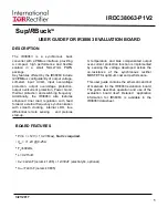 Preview for 1 page of International Rectifier IRDC38063-P1V2 User Manual