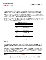 Preview for 2 page of International Rectifier SupIRBuck IR3898 User Manual