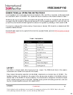 Preview for 2 page of International Rectifier SupIRBuck IRDC3846 User Manual