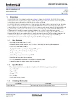 Preview for 2 page of Intersil ISL8215MEVAL1Z User Manual