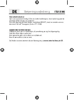 Preview for 11 page of INTERTECHNO ITLR-3500S Operating Instructions Manual