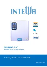 Intewa SEPAMAT F-SC 20 Installation And User Manual preview