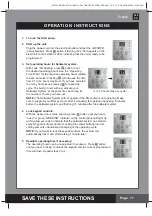 Preview for 17 page of Intex ECO5110 Owner'S Manual