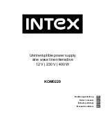 Preview for 1 page of Intex KOM0229 Owner'S Manual