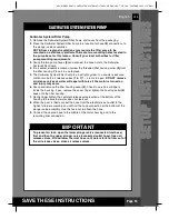 Preview for 14 page of Intex Saltwater System CS8111 Owner'S Manual