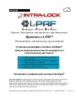 Preview for 19 page of Intra-Lock IntraSpin Series Use