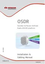 Intracom OSDR Installation Manual preview