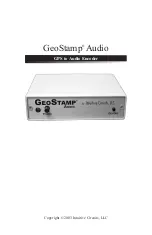 Intuitive Circuits GeoStamp Audio Quick Manual preview