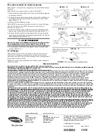 Preview for 4 page of Invacare 91-2 Assembly, Installation And Operating Instructions