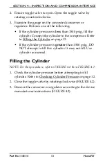 Preview for 13 page of Invacare HomeFill HF2POST6 Operator'S Manual