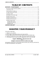 Preview for 4 page of Invacare RPS350-2 Owner'S Operator And Maintenance Manual