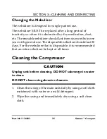 Preview for 25 page of Invacare Stratos Aerosol IRC1710 Operator'S Manual