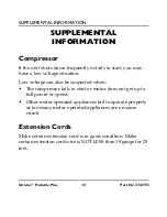 Preview for 10 page of Invacare Stratos Aerosol IRC1730 Operator'S Manual