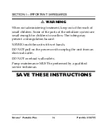 Preview for 16 page of Invacare Stratos Aerosol IRC1730 Operator'S Manual