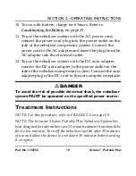 Preview for 19 page of Invacare Stratos Aerosol IRC1730 Operator'S Manual