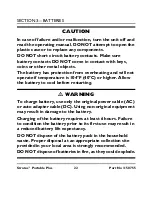 Preview for 22 page of Invacare Stratos Aerosol IRC1730 Operator'S Manual