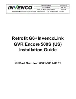 Preview for 3 page of Invenco 6001-0004-8801 Installation Instructions Manual