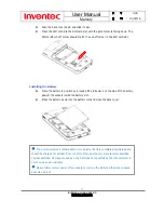 Preview for 17 page of Inventec Mercury 619 User Manual