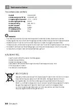 Preview for 88 page of inventum VDW9001B Instruction Manual