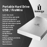 Preview for 1 page of Iomega Portable Hard Drive USB / FireWire Quick Start Manual