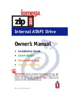 Preview for 1 page of Iomega Zip 250 Owner'S Manual