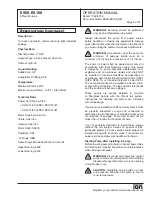 Preview for 5 page of ION ES100M-03 Operation Manual