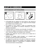 Preview for 41 page of ION Health USB WRIST BLOOD PRESSURE MONITOR Quick Start Manual