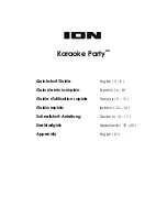 ION Karaoke Party Quick Start Manual preview