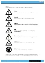 Preview for 2 page of IONIC Zero PPB Operator'S Manual