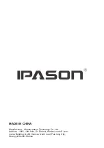 Preview for 84 page of IPASON BLACK CRYSTAL User Manual