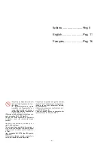 Preview for 2 page of IPC APTA40008 Instruction Manual