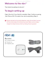 Preview for 2 page of iPRIMUS nbn Setup Manual