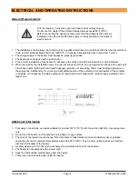 Preview for 4 page of IR Energy EW15L12 Installation, Operation And Service Instructions