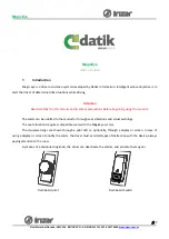 Preview for 1 page of Irizar datik MagicEye User Manual