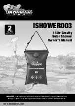 Ironman4x4 ISHOWER003 Owner'S Manual preview