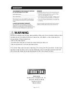 Preview for 17 page of Ironton 45998 Owner'S Manual