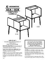 Preview for 1 page of Ironwood CCA Quick Start Manual