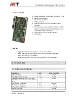 Preview for 8 page of IRT 2000 Mini Evo Technical Manual