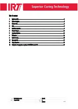 Preview for 2 page of IRT SingleHeater SH 312 Series Instruction Manual