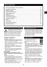 Preview for 23 page of ISANTA Senco Pro FinishPro10 Operating Instructions Manual