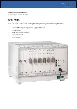 iseg ECH 238 Manual preview