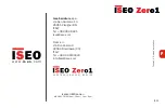 Preview for 61 page of Iseo Zero1 Thesis 2.0 Standard Instruction Manual