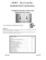 Isimet RLA-1 Installation Instructions Manual preview