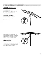 Preview for 7 page of Island Umbrella NU6862 Assembly Instructions Manual