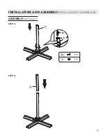 Preview for 9 page of Island Umbrella NU6872 Assembly Instructions Manual