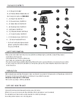 Preview for 2 page of Island Umbrella Santorini II Fiesta NU6245 Manual